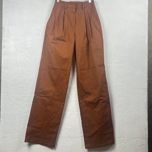 NWT Aknvas Intermix Brown Russet O'Connor Pant 6 - Picture 4 of 8